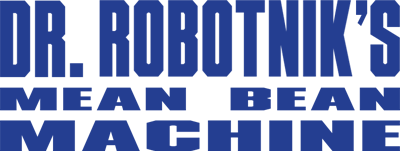 Dr Robotnik's Mean Bean Machine logo for Sega Master System